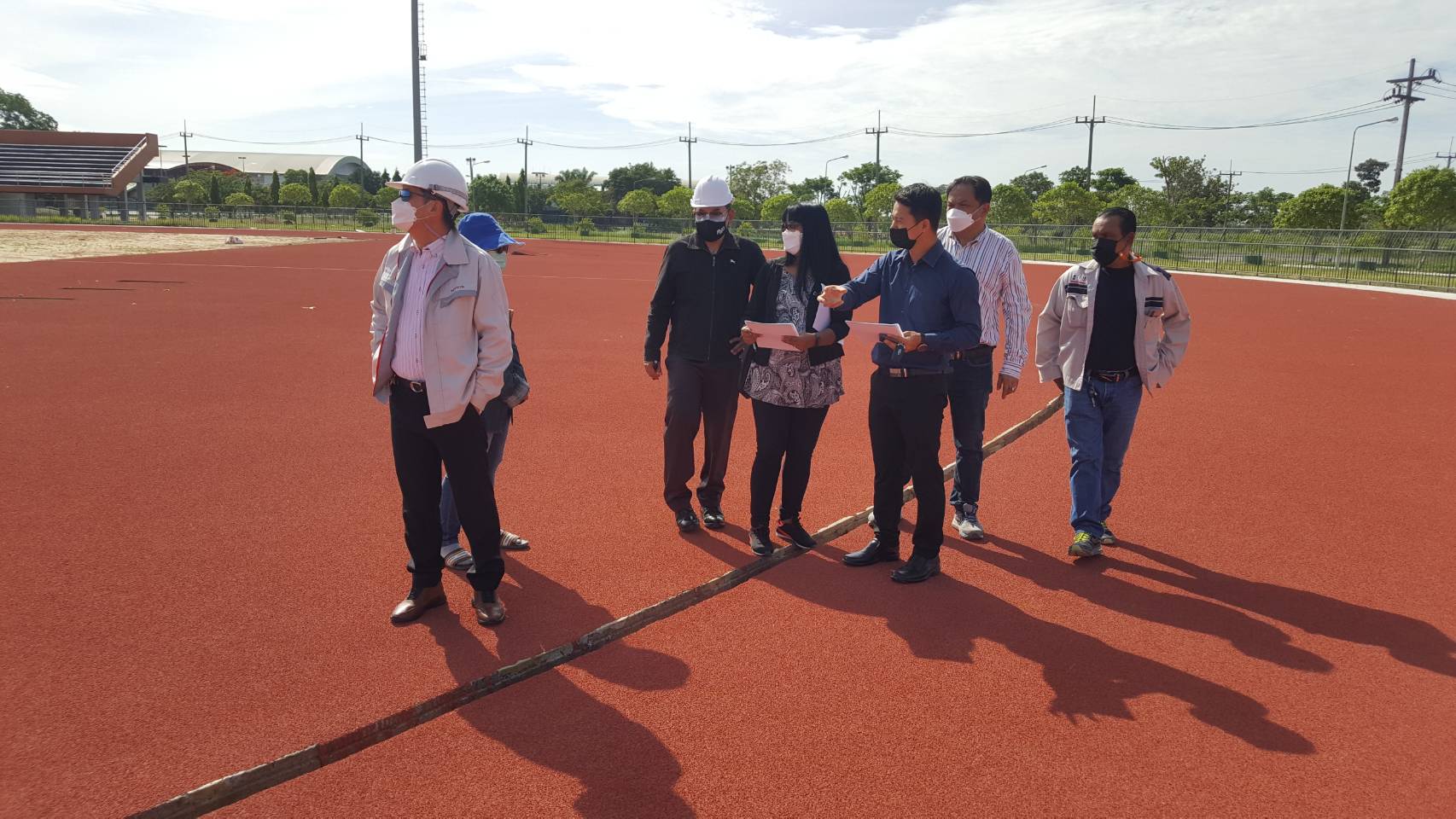 Assoc.Prof. Dr. Sarawoot Visits and Checks the progress of Renovation