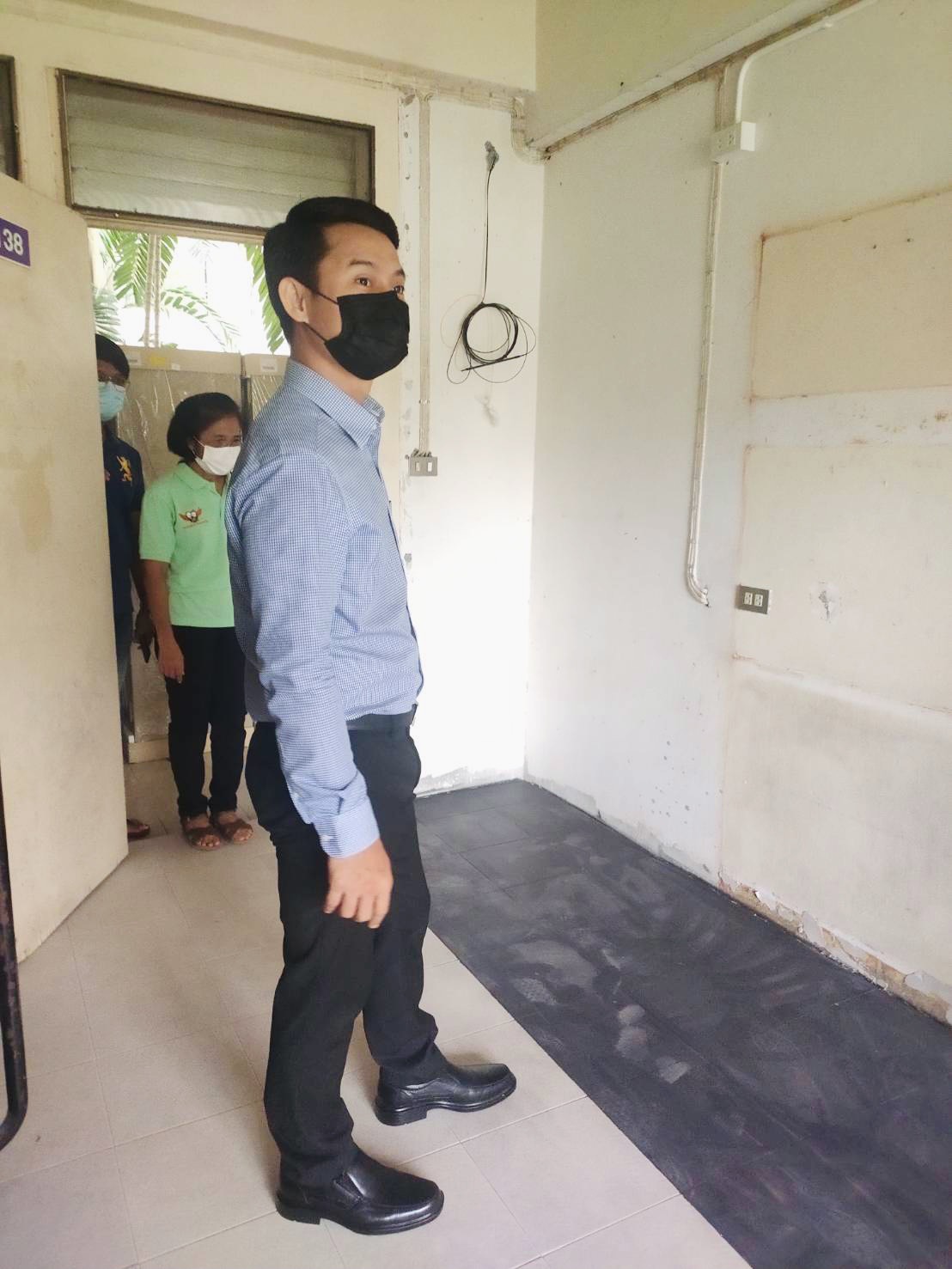 รองอธิการบดีฝ่ายกิจการนักศึกษาตรวจความคืบหน้างานปรับปรุงหอพักและอาคารกิจกรรมนักศึกษา