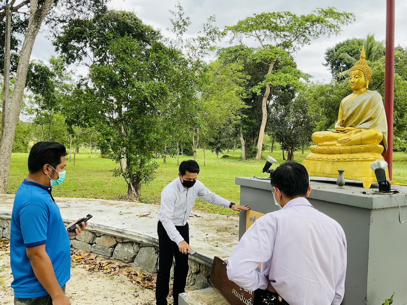 Assoc.Prof. Dr. Sarawoot Visits and Checks the progress of Renovation