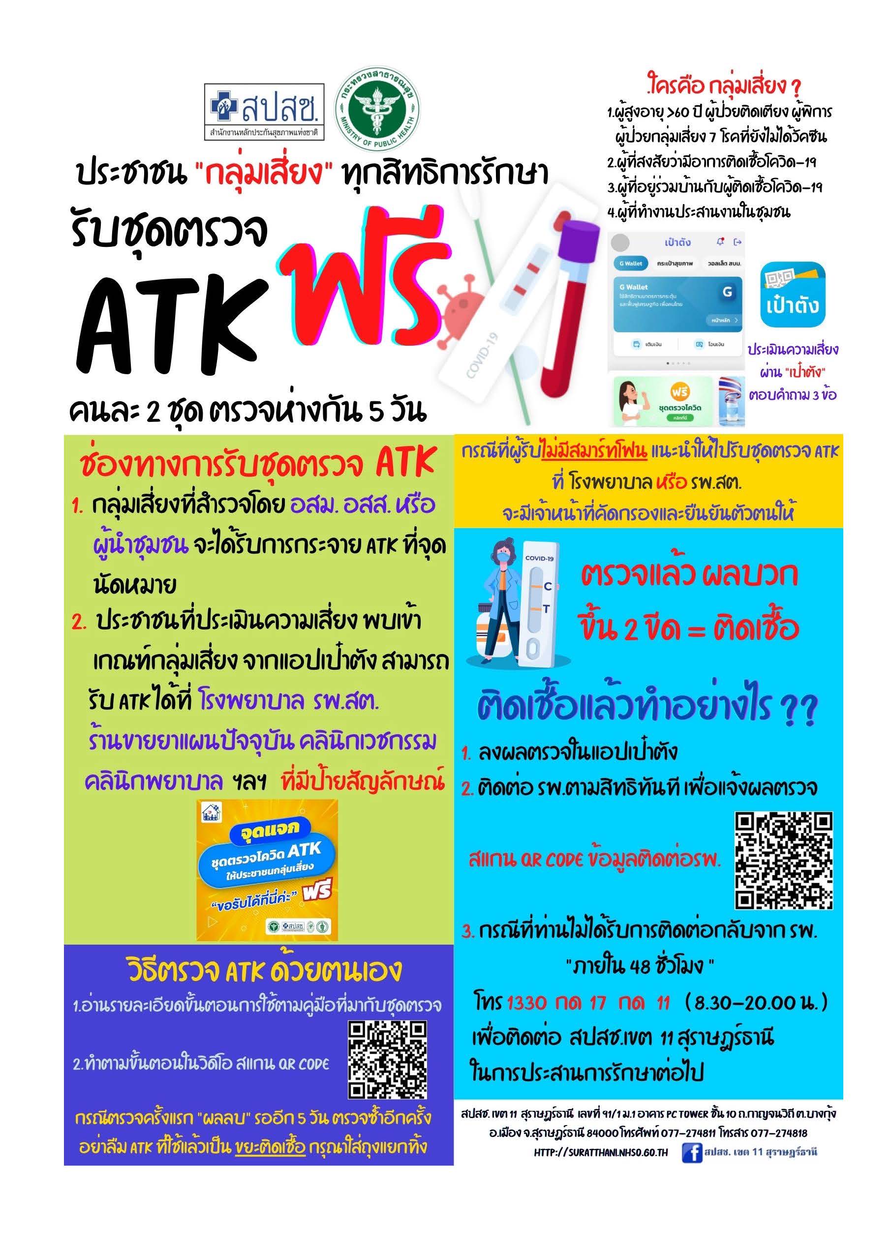 ร้านยามหาวิทยาลัยวลัยลักษณ์เข้าร่วมโครงการฯ เป็นจุดรับชุดตรวจ ATK