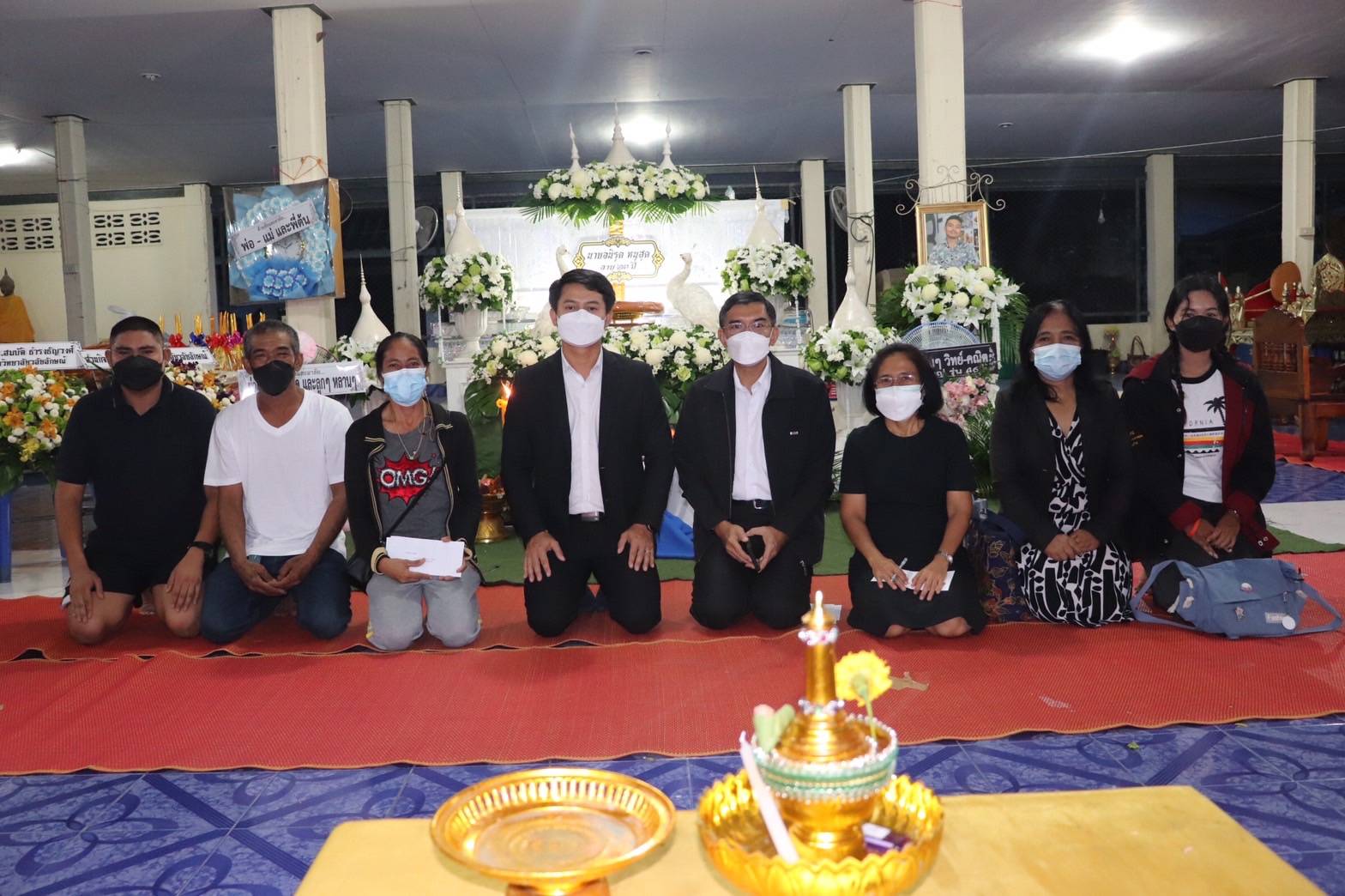 รองอธิการบดีฝ่ายกิจการนักศึกษาเป็นประธานพิธีสวดพระอภิธรรมนักศึกษา