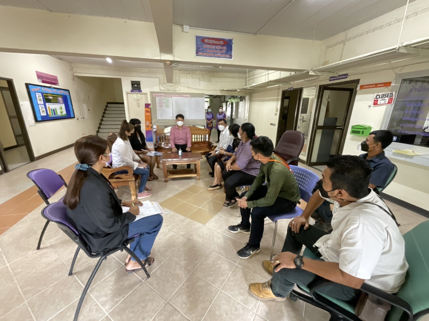 รองอธิการบดีฝ่ายกิจการนักศึกษาตรวจรับและลงนามรับงานปรับปรุงห้องพักลักษณานิเวศ 4 และ 5