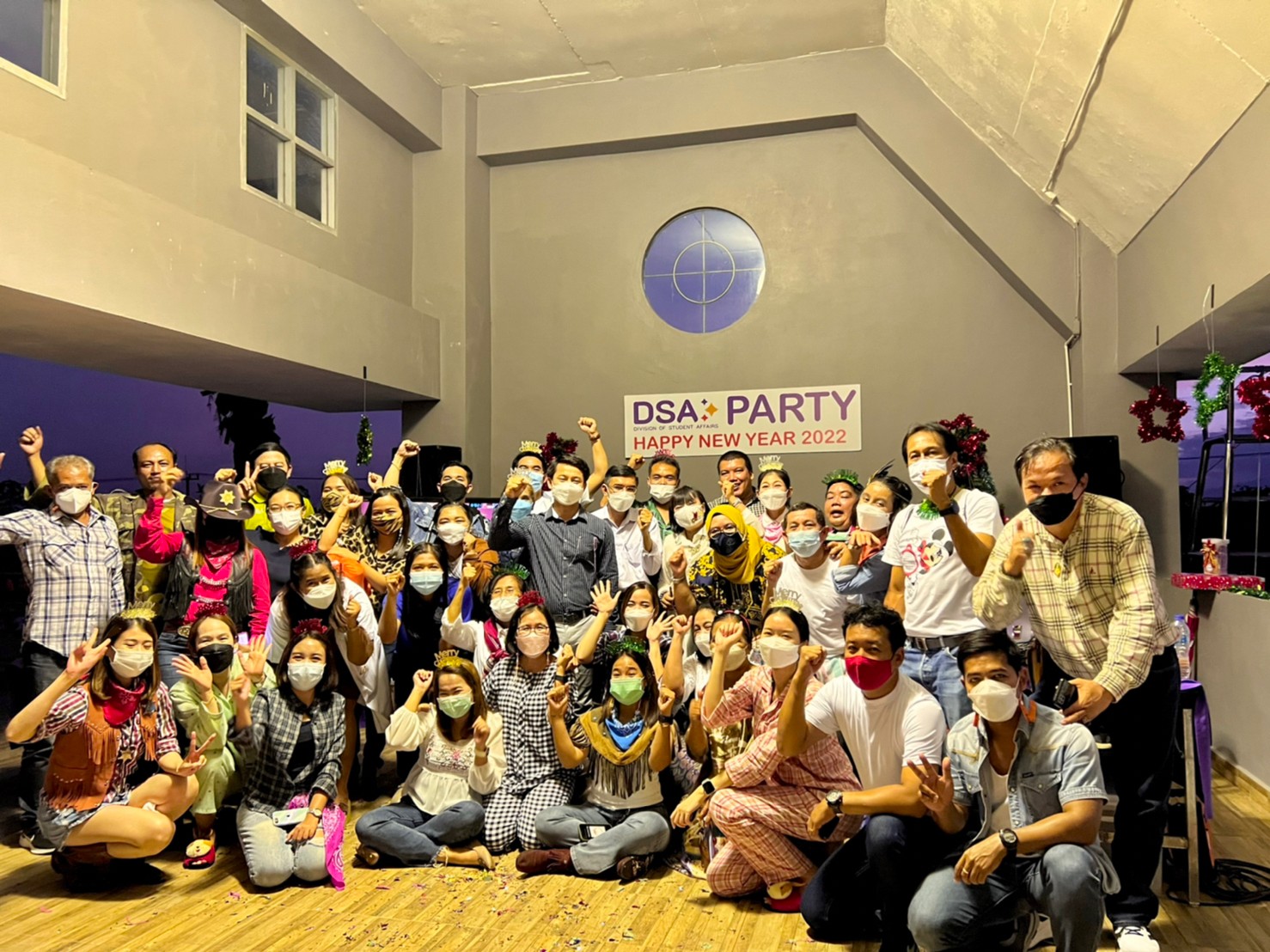 พนักงานส่วนกิจการนักศึกษาร่วมงานฉลอง DSA Party : HAPPY NEW YEAR 2022