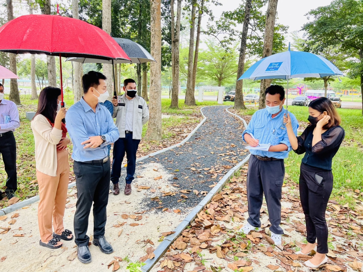 รองอธิการบดีฝ่ายกิจการนักศึกษากำหนดรูปแบบการประดิษฐานพระพุทธรูปประจำลานธรรม