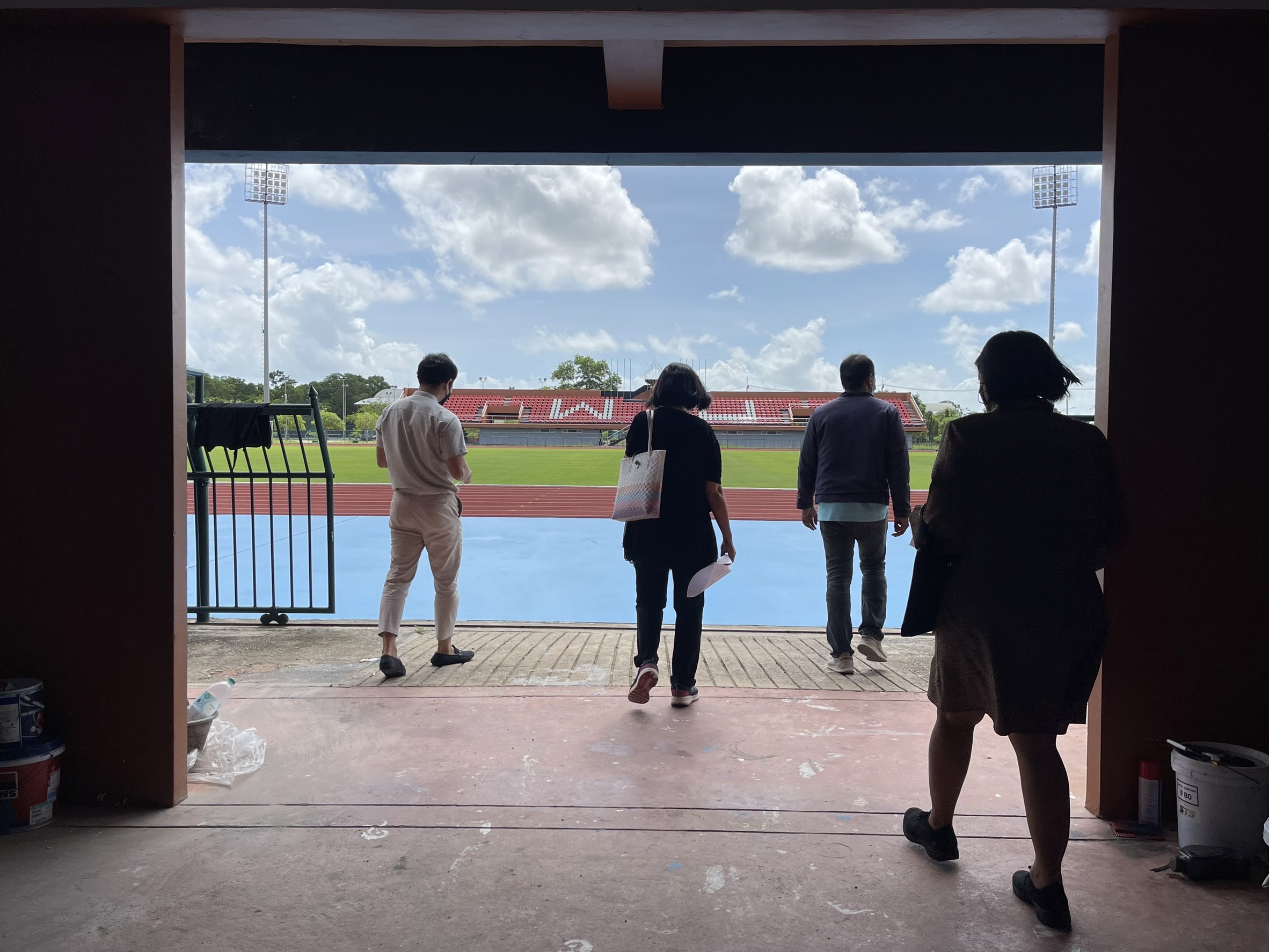 หัวหน้างานตรวจความสะอาดพื้นที่รับผิดชอบ-กนศ