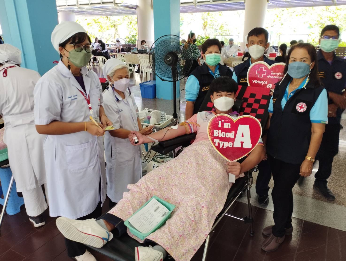 ขอขอบคุณผู้เข้าร่วมกิจกรรมบริจาคโลหิต ประจำเดือน มิถุนายน 2565