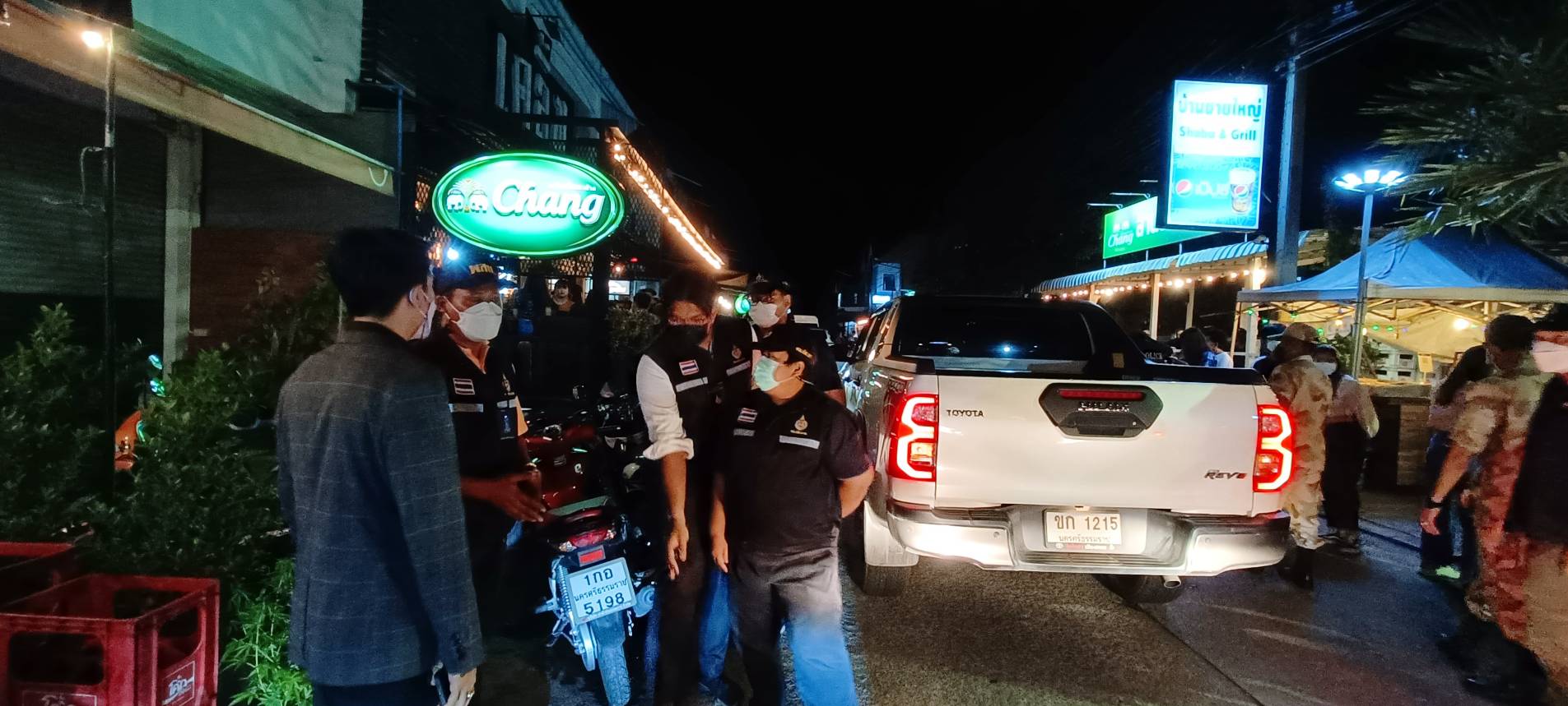 ภาคีเครือข่ายเครือข่ายเฝ้าระวังเครื่องดื่มอัลกอฮอล์ฯ ออกตรวจเยี่ยมสถานประกอบการหน้ามหาวิทยาลัย