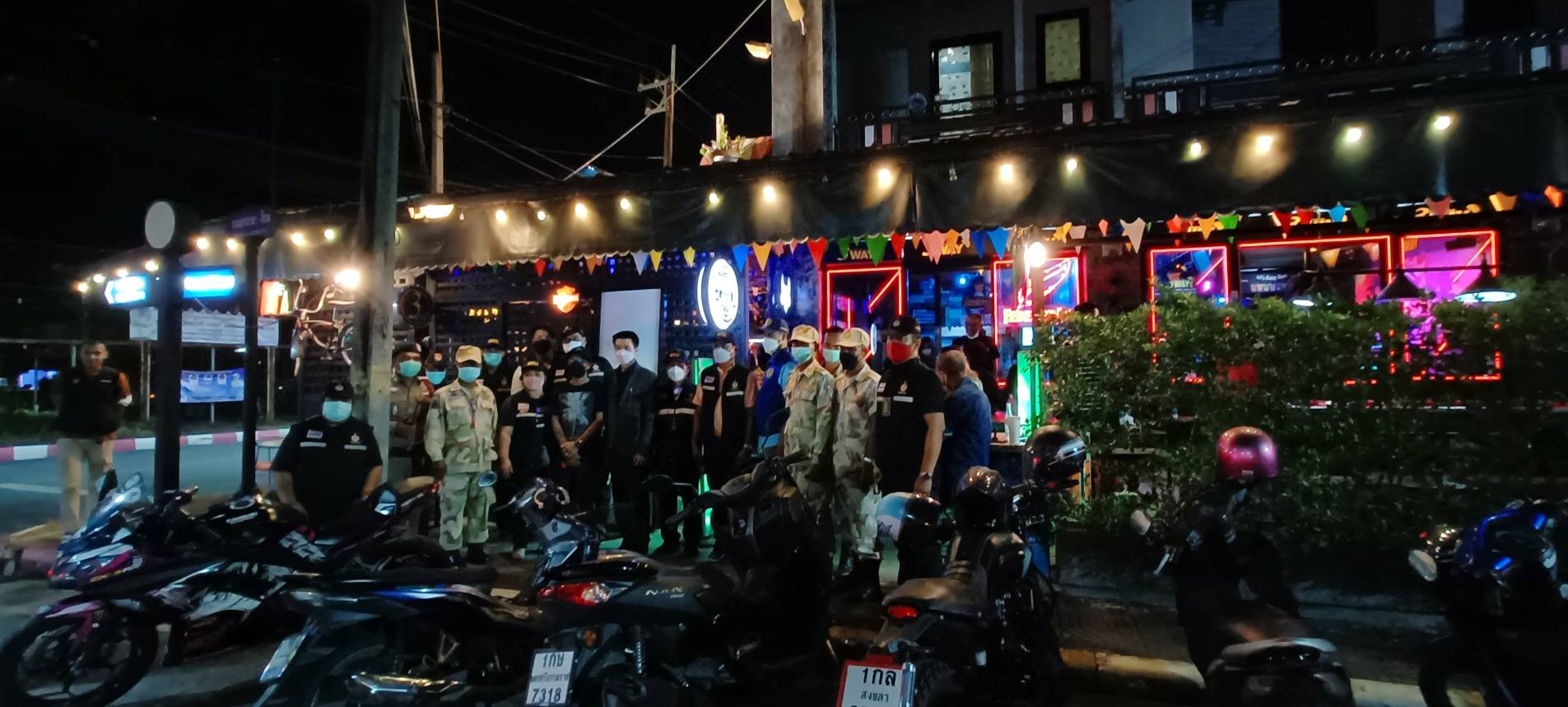 ภาคีเครือข่ายเครือข่ายเฝ้าระวังเครื่องดื่มอัลกอฮอล์ฯ ออกตรวจเยี่ยมสถานประกอบการหน้ามหาวิทยาลัย