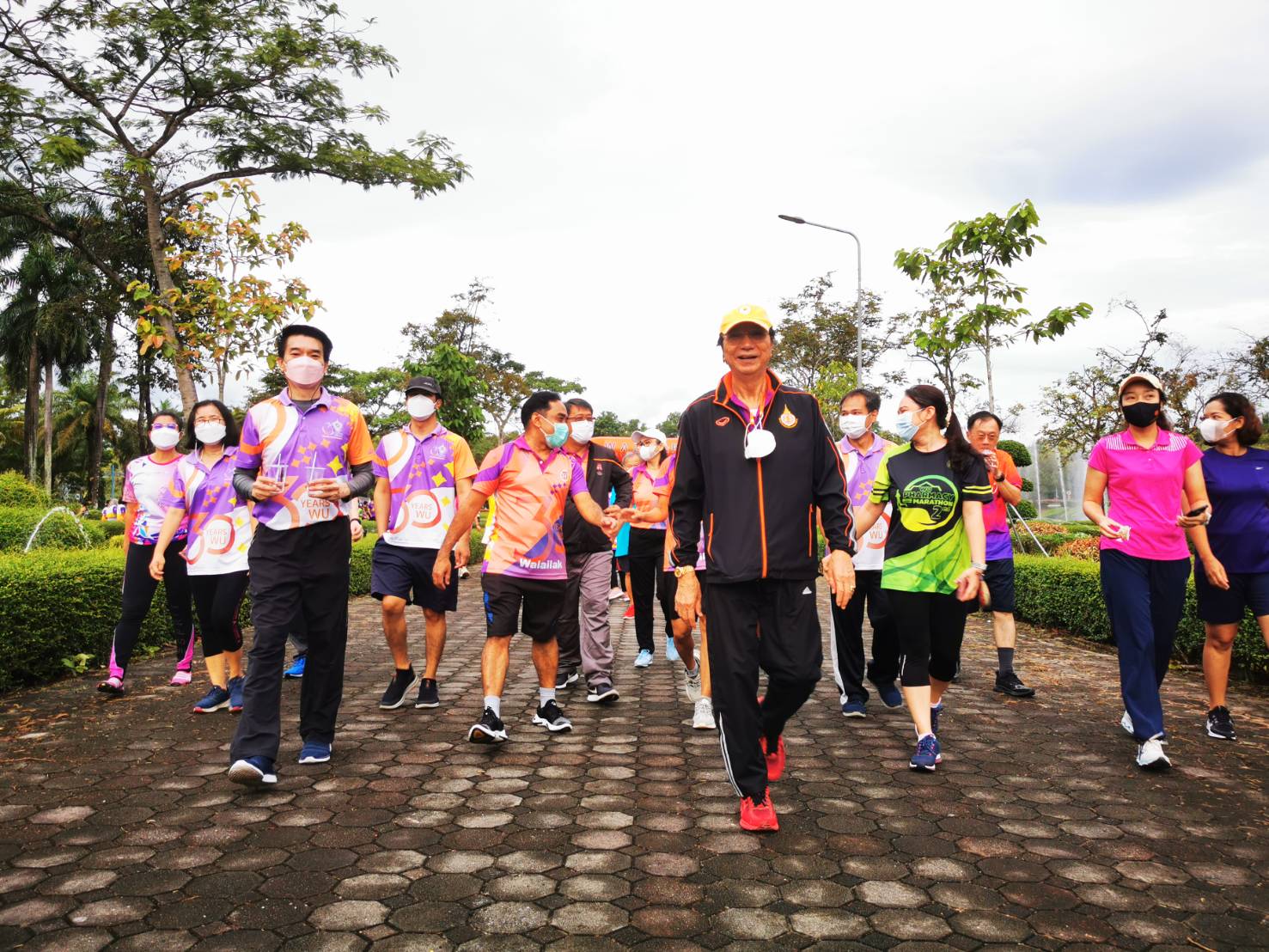 ส่วนส่งเสริมและพัฒนานักศึกษา (สพน.) จัดกิจกรรม WU Happy Fun Run ครั้งที่ 1