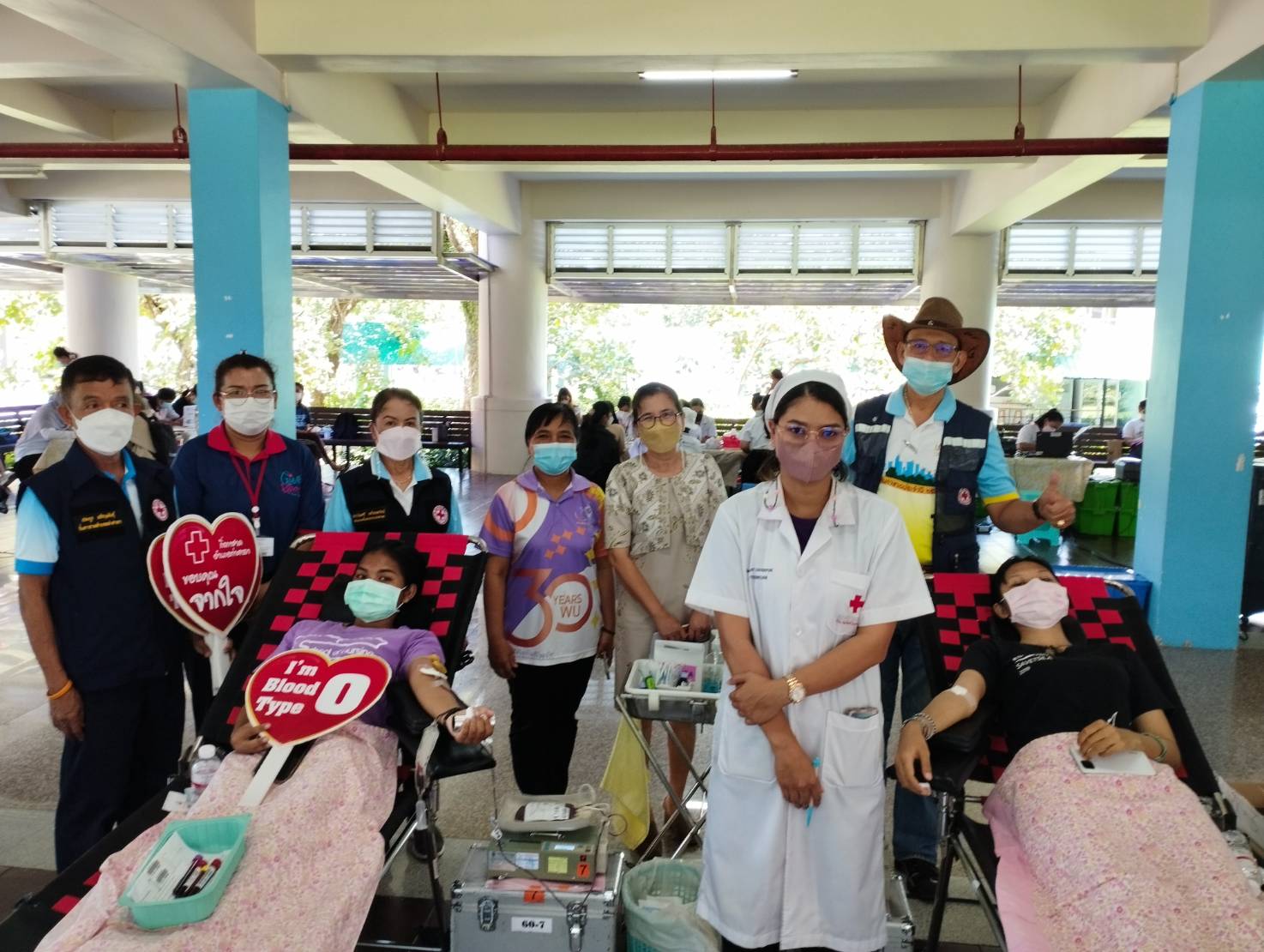 ขอขอบคุณผู้เข้าร่วมกิจกรรมบริจาคโลหิตเดือนสิงหาคม 2565 - ถวายเป็นพระกุศล