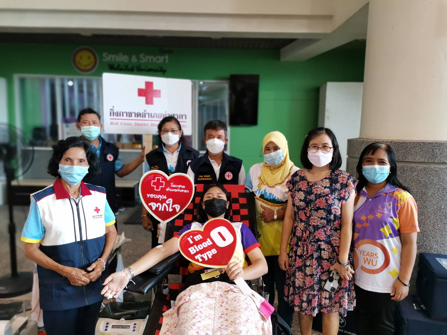 ขอขอบคุณผู้เข้าร่วมกิจกรรมบริจาคโลหิตเดือนสิงหาคม 2565 - ถวายเป็นพระกุศล