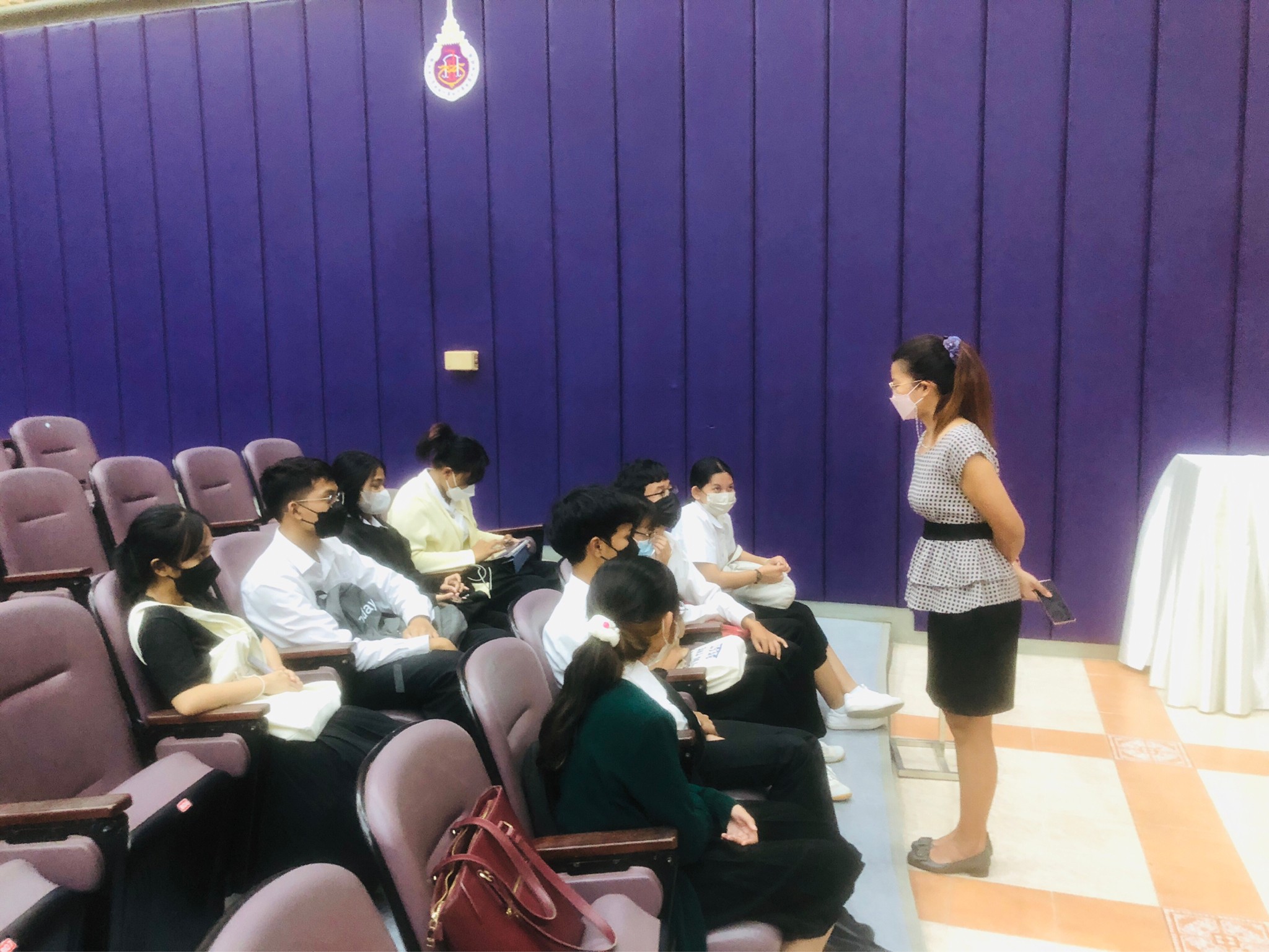 ประชุมนักศึกษาทุนยกเว้นค่าธรรมเนียมการศึกษา ประจำภาคการศึกษาที่ 1/2565