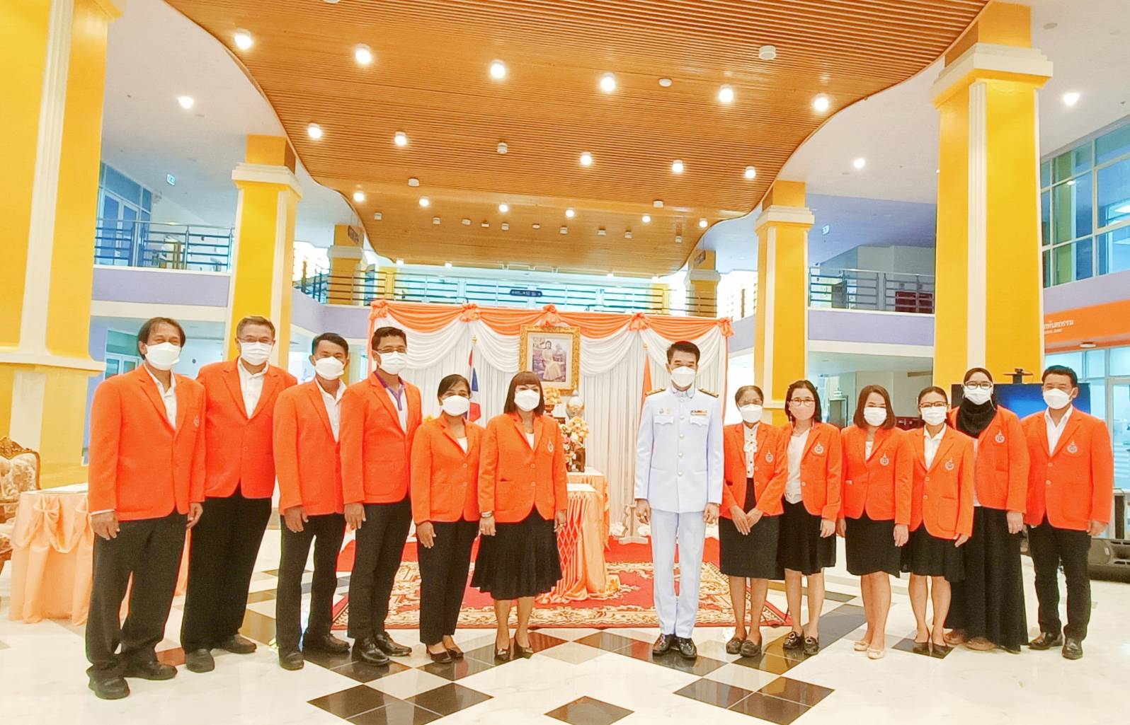 บุคลากร สพน. ร่วมพิธีถวายพระพรสมเด็จพระเจ้าลูกเธอเจ้าฟ้าพัชรกิติยาภา