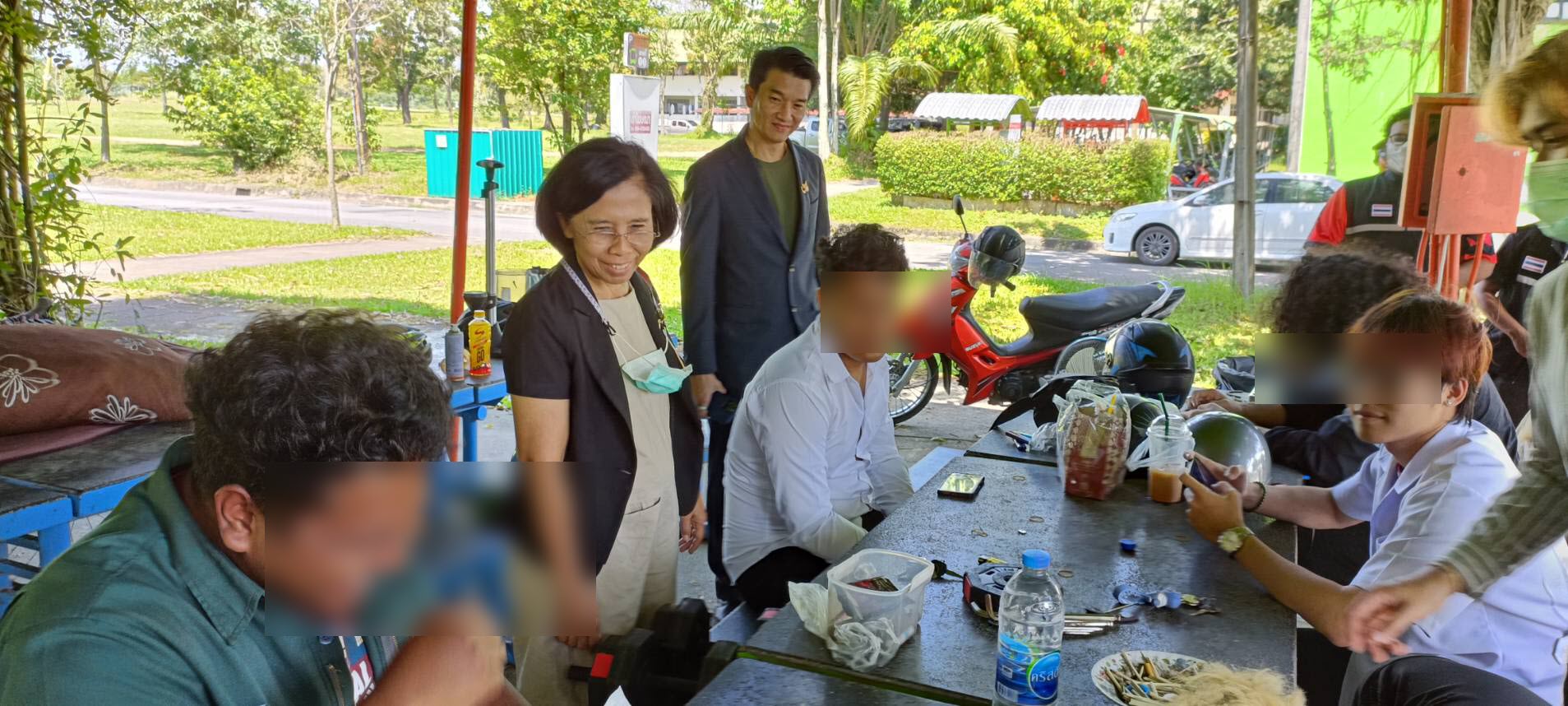 ส่วนส่งเสริมและพัฒนานักศึกษาบูรณาการร่วม ศูนย์บริหารทรัพย์สิน ลงพื้นที่ตรวจเยี่ยมนักศึกษาหอพักขับเคลื่อนเป็นสถานศึกษาปลอดบุหรี่ตามนโยบาย อว.