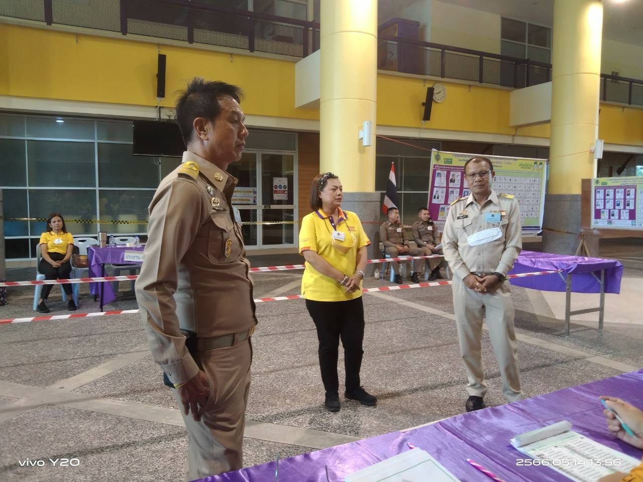 บุคลากร สพน. ปฏิบัติหน้าที่คณะกรรมการประจำหน่วยเลือกตั้ง 2566