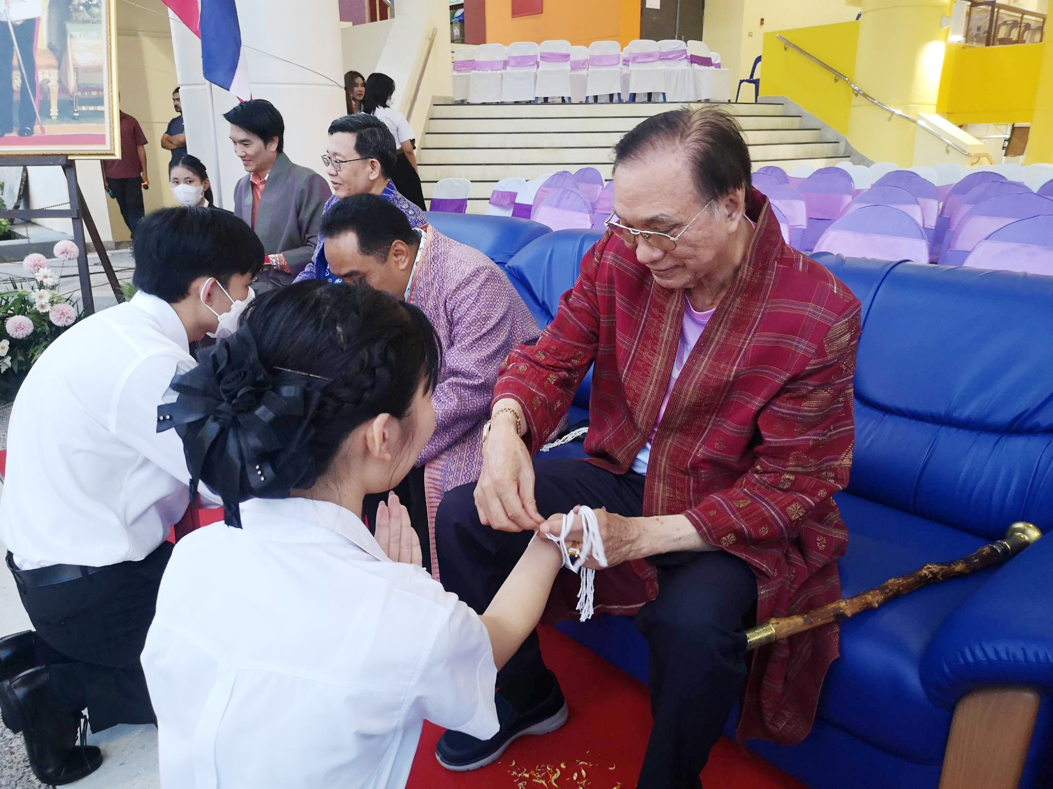 ม.วลัยลักษณ์ จัดบายศรีสู่ขวัญ ผูกข้อมือ-รับขวัญน้องใหม่ประดู่ช่อที่ 26