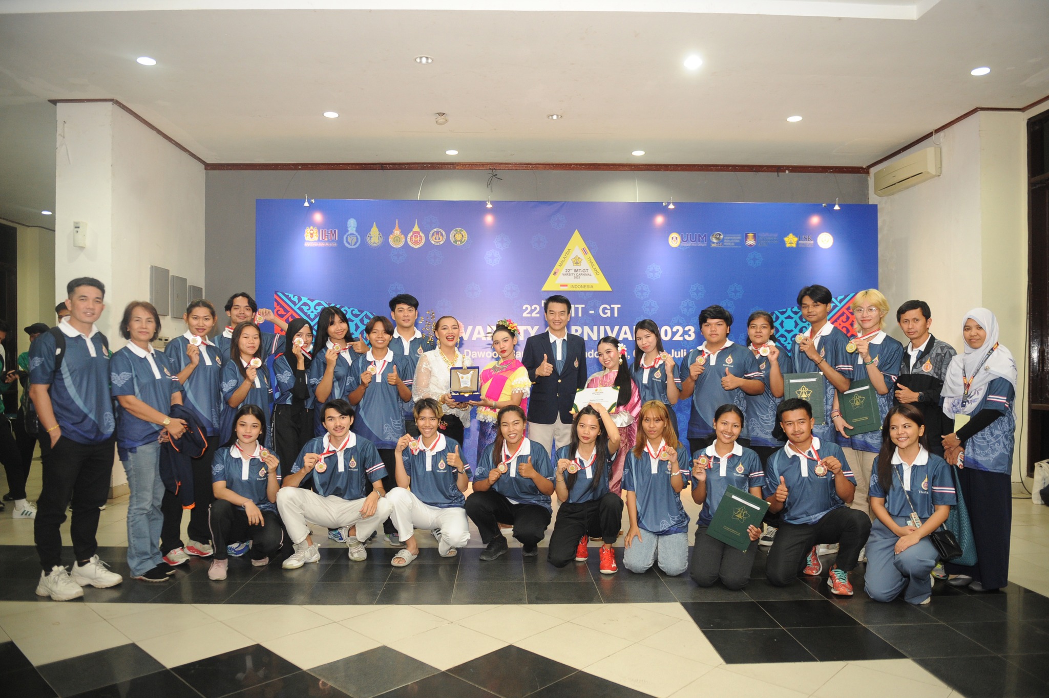 ม.วลัยลักษณ์ คว้า 8 รางวัล กิจกรรม IMT-GT Varsity Carnival 2023 ครั้งที่ 22 ที่ประเทศอินโดนีเซีย