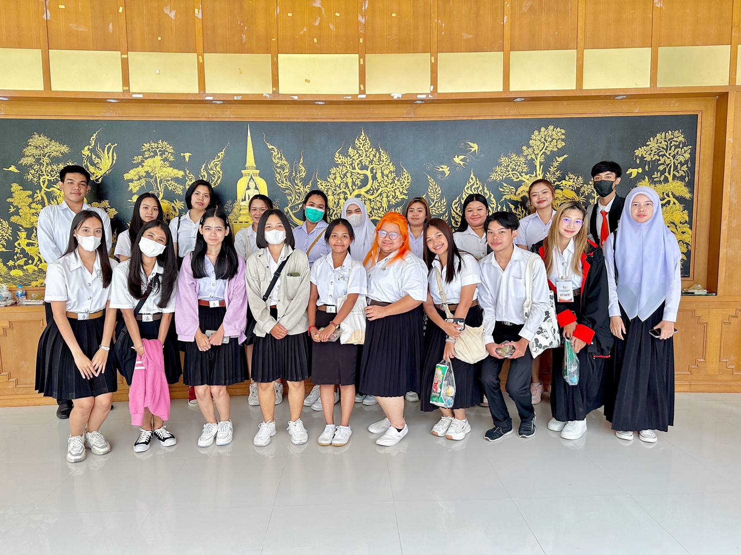 นักศึกษา มวล. ร่วมเสวนา "การมีส่วนร่วมในการปกป้องสงวนรักษาแหล่งมรดกวัฒนธรรมวัดพระธาตุ วรมหาวิหาร"