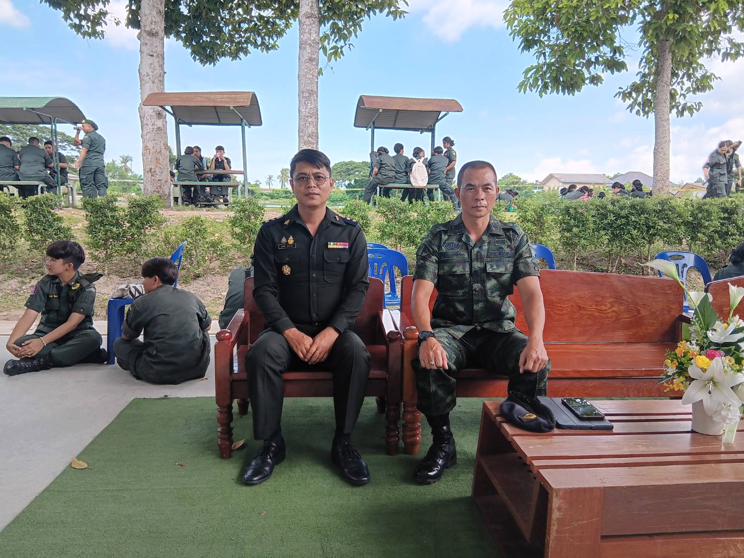 นักศึกษาวิชาทหาร มวล. ร่วมงานปฐมนิเทศ นศท ปีการศึกษา 2566