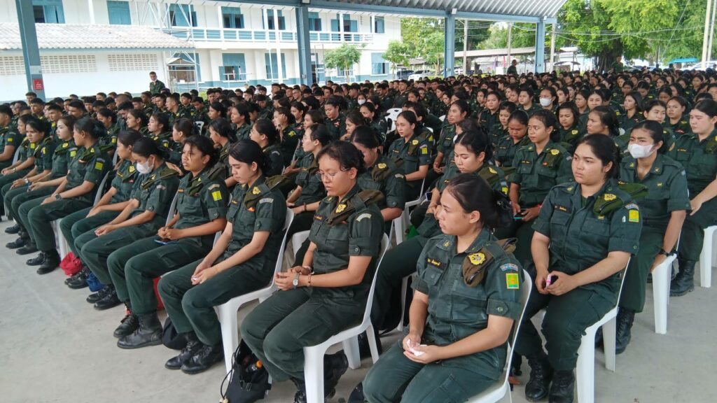 นักศึกษาวิชาทหาร มวล. ร่วมงานปฐมนิเทศ นศท ปีการศึกษา 2566