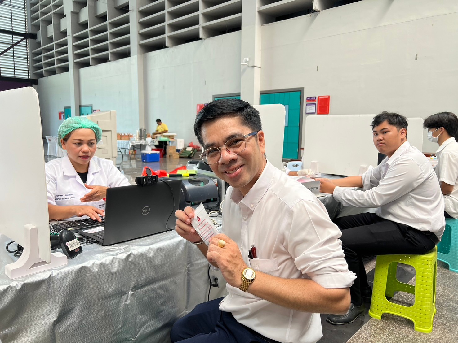 มหกรรมบริจาคโลหิตสร้างจิตอาสา เนื่องในโอกาสวันคล้ายวันสถาปนามหาวิทยาลัยวลัยลักษณ์ ครบปีที่ 32