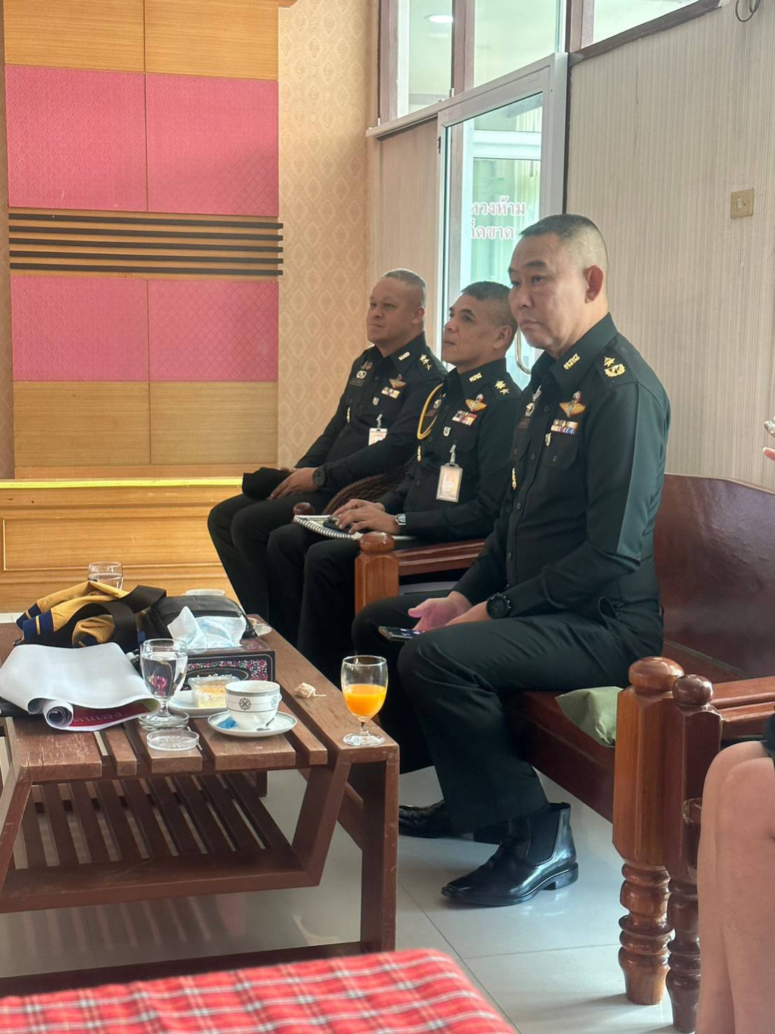 ผู้กำกับนักศึกษาวิชาทหาร ม.วลัยลักษณ์ อบรมโครงการ เยาวชนอาสา วิทยากรคุณธรรม