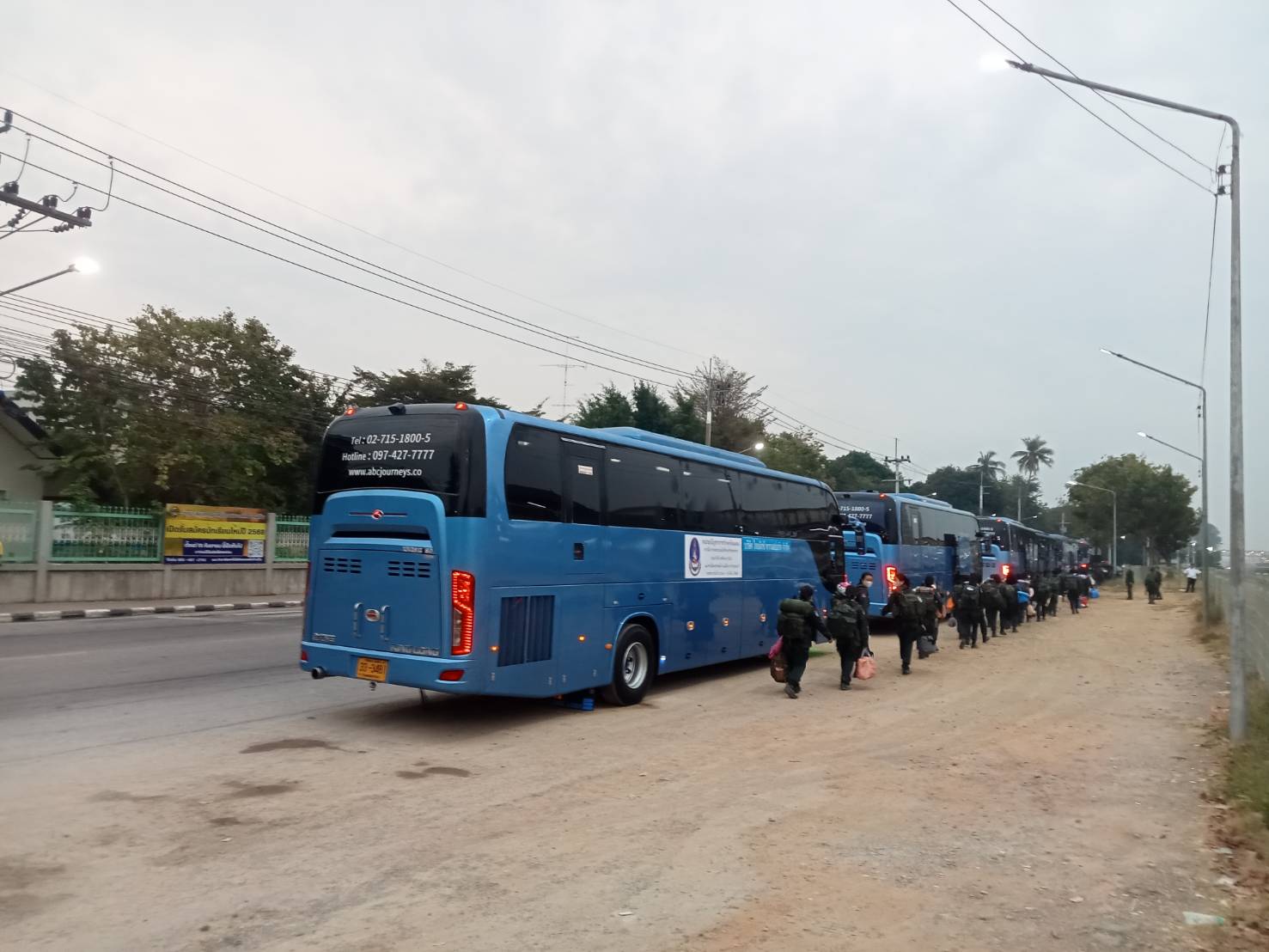 นักศึกษาวิชาทหาร ม.วลัยลักษณ์ร่วมการฝึกภาคสนามศูนย์ฝึกเขาชนไก่ จ.กาญจนบุรี