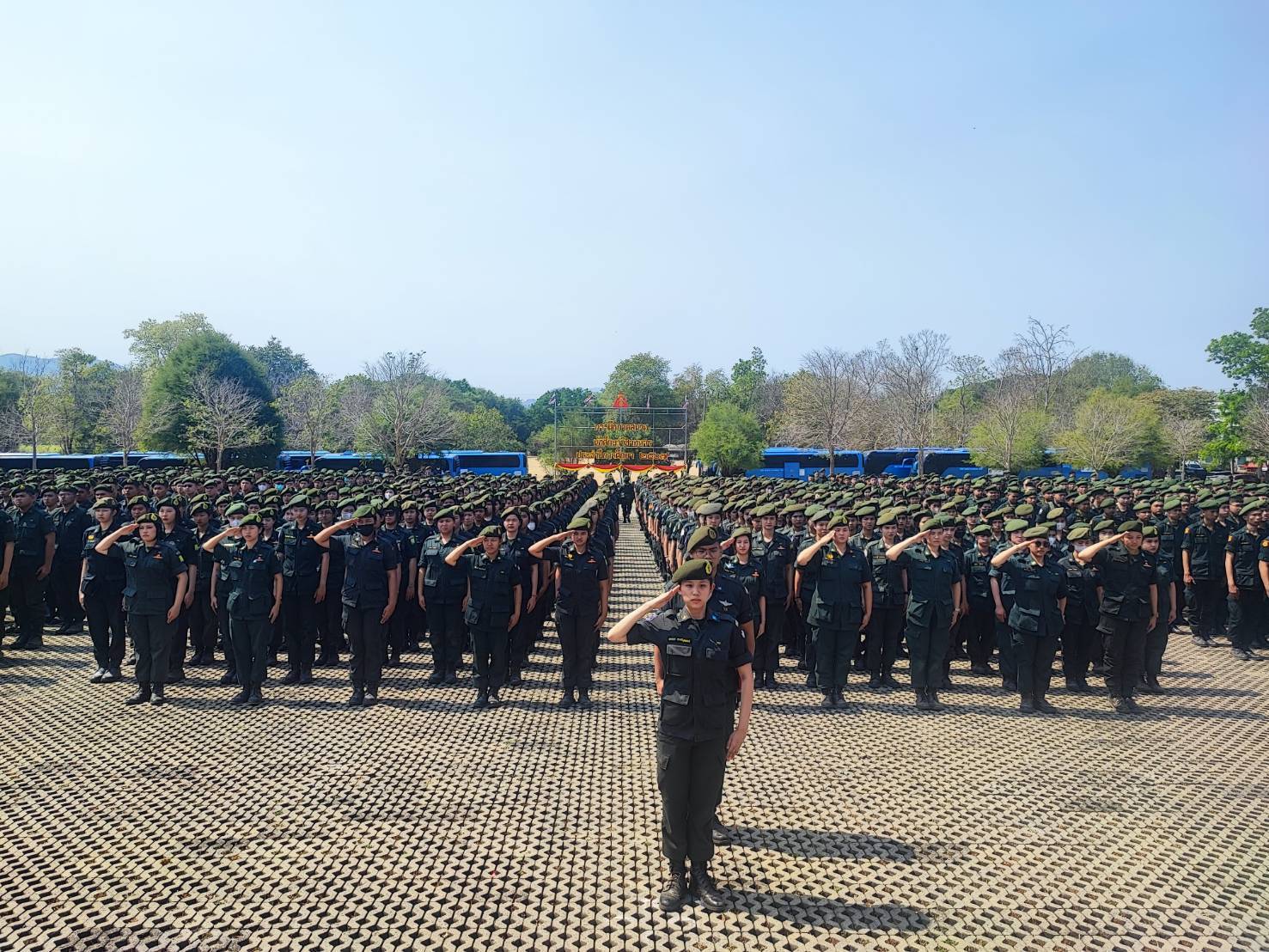 นักศึกษาวิชาทหาร ม.วลัยลักษณ์ร่วมการฝึกภาคสนามศูนย์ฝึกเขาชนไก่ จ.กาญจนบุรี