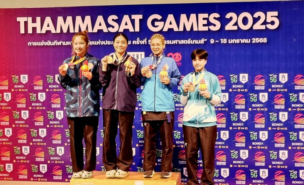 น้องเมย์ ทำผลงานให้ ม.วลัยลักษณ์ในการแข่งขันกีฬามหาวิทยาลัย Thammasat Games 2025