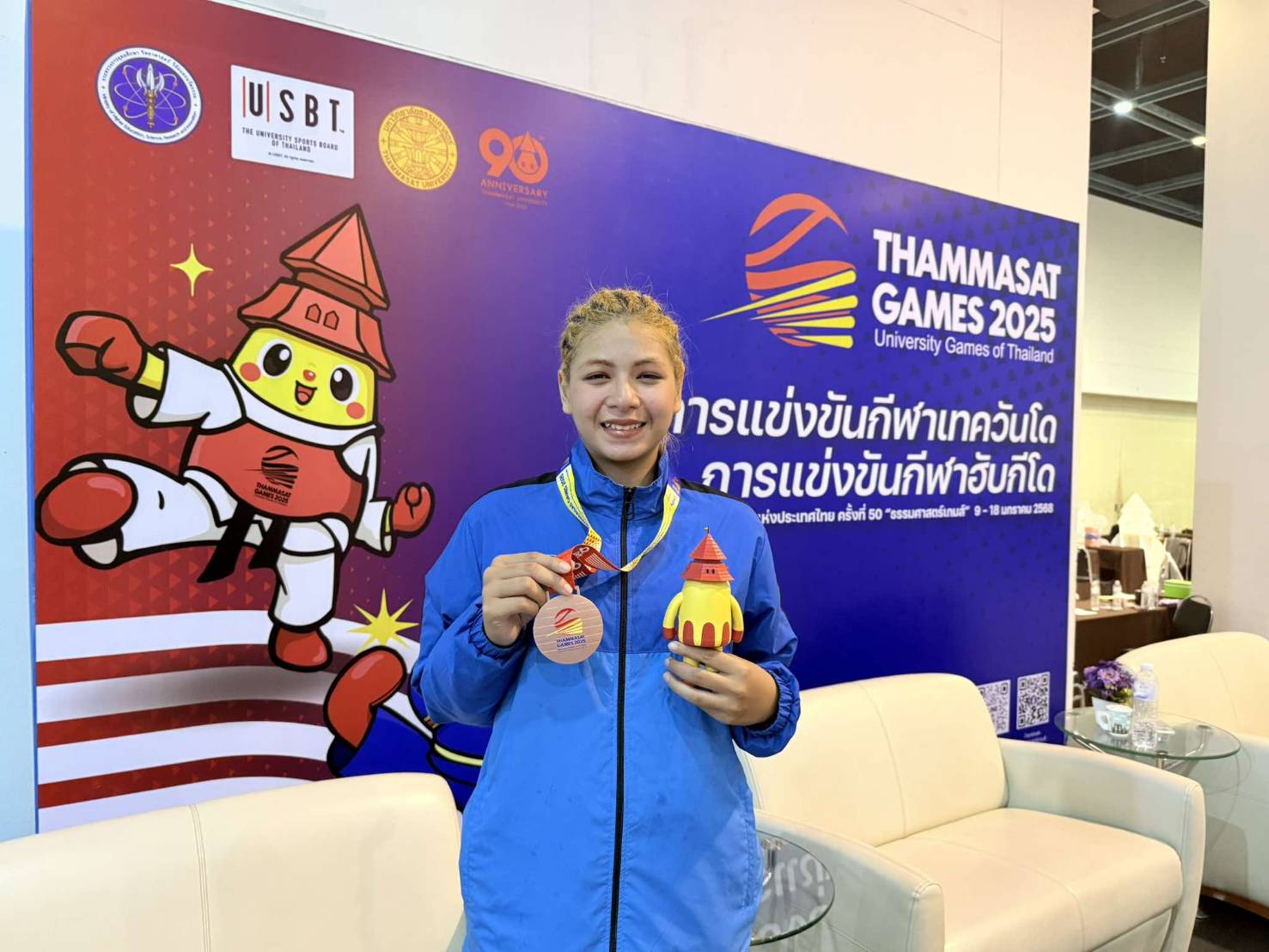 น้องเมย์ ทำผลงานให้ ม.วลัยลักษณ์ในการแข่งขันกีฬามหาวิทยาลัย Thammasat Games 2025