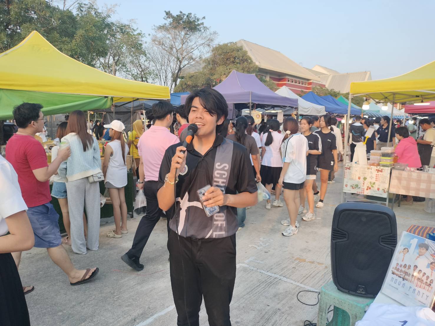 บรรยากาศการหาเสียงเลือกตั้งองค์การบริหารองค์การนักศึกษา