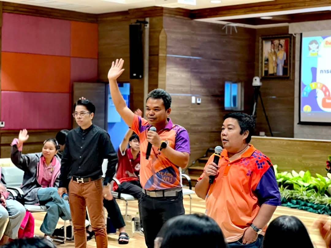 อบรมอาสาสมัครสร้างเสริมสุขภาวะนักศึกษา (อสน.) ซึ่งอยู่ภายใต้โครงการ "Volunteer Leadership Track: อาสาสู่ผู้นำ"