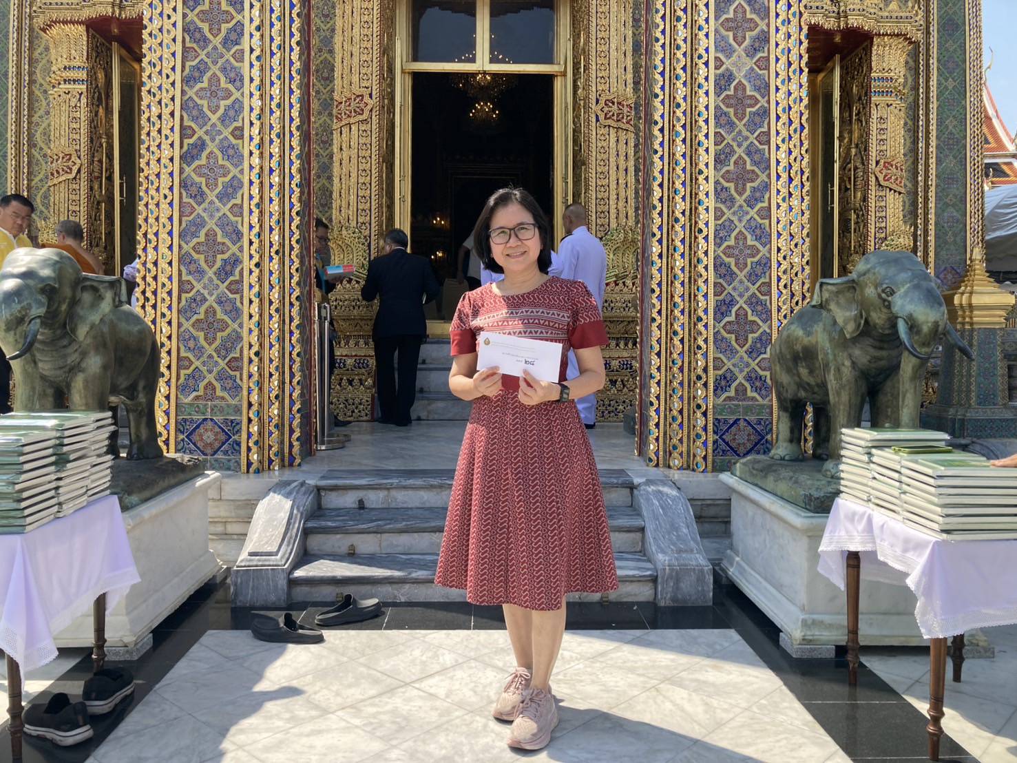 ตัวแทนมหาวิทยาลัยวลัยลักษณ์เข้าร่วมรับทุนมูลนิธิสมเด็จพระสังฆราชฯ